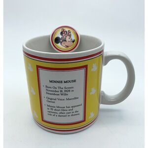 Vintage Applause Minnie Mouse Character Fact Mug Disney - Made in Korea #14828
